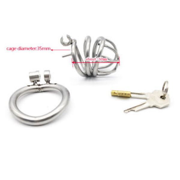 device stainless steel new 50mm chastity cage lock curved bird male ring and #r76 enico
device stainless steel new 50mm chastity cage lock curved bird male ring and #r76 enico