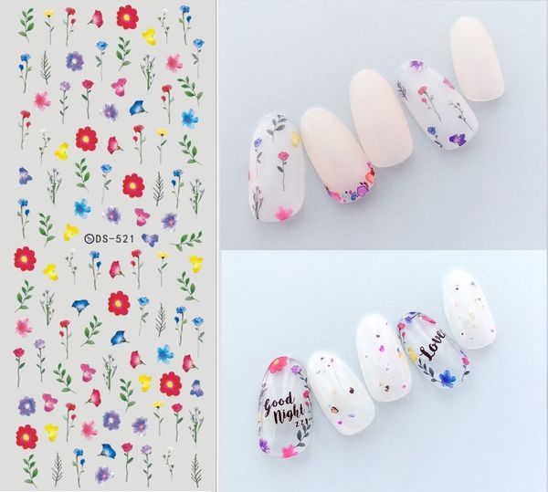 1pcs ds521 little colorful flowers water transfer nails art sticker decal blossom floral leaves nail wraps tips, Black
1pcs ds521 little colorful flowers water transfer nails art sticker decal blossom floral leaves nail wraps tips, Black