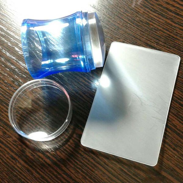 3.8cm silicone jelly 5 color nail art polish transfer stamper stamp stamping scraper with captemplate print manicure tool, White
3.8cm silicone jelly 5 color nail art polish transfer stamper stamp stamping scraper with captemplate print manicure tool, White