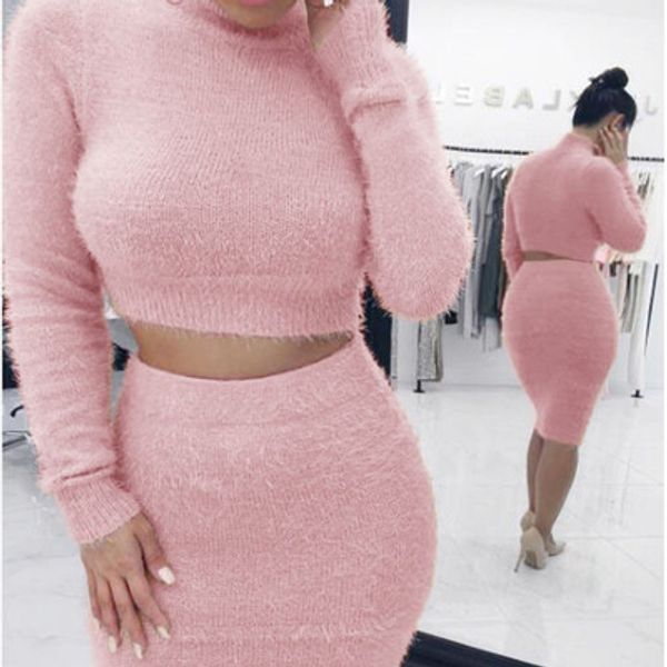 women mohair sheath dress suits women long sleeves crew neck solid dress knee-length bodycon dress, White;black
women mohair sheath dress suits women long sleeves crew neck solid dress knee-length bodycon dress, White;black