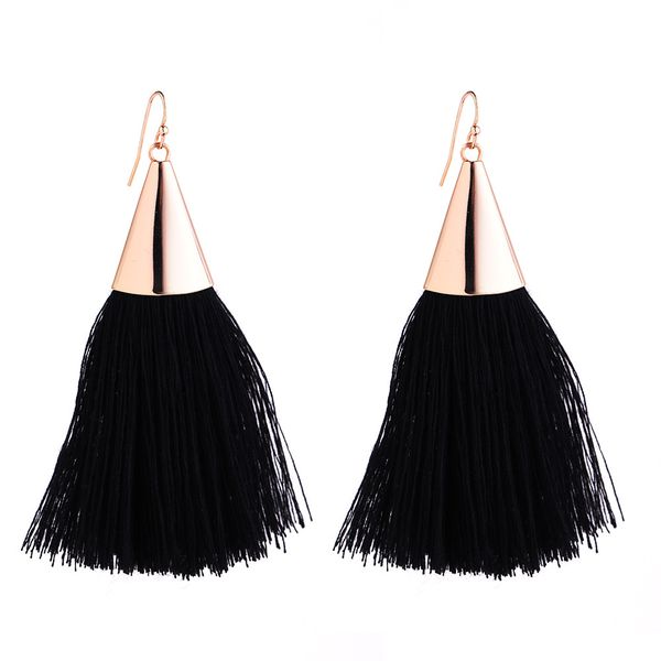 bohemian tassel earrings women 2018 gold color alloy wide fringed drop earrings statement brincos trend accessories, Silver
bohemian tassel earrings women 2018 gold color alloy wide fringed drop earrings statement brincos trend accessories, Silver