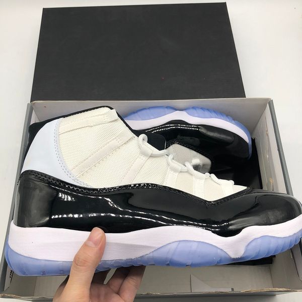 with box 11s concord number 45 xi 11 men women basketball shoes 378037-100 white black dark concord classic mens womens sports sneaker 36-47
with box 11s concord number 45 xi 11 men women basketball shoes 378037-100 white black dark concord classic mens womens sports sneaker 36-47