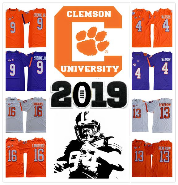 2019 ncaa clemson tigers college deshaun watson mike etienne jr 9 jersey football renfrow 13 sports lawrence 16 shirts sy, Black;red
2019 ncaa clemson tigers college deshaun watson mike etienne jr 9 jersey football renfrow 13 sports lawrence 16 shirts sy, Black;red