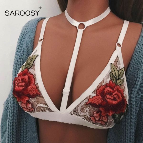 sarooy new embroidery floral lace bandage bra for women adjustable shoulder strap hollow see through lingerie, Red;black
sarooy new embroidery floral lace bandage bra for women adjustable shoulder strap hollow see through lingerie, Red;black