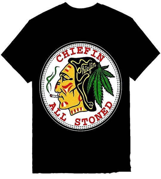 chiefin all stoned mens heavyweight t-shirt printed on shaka wear print t shirt summer style tee, White;black
chiefin all stoned mens heavyweight t-shirt printed on shaka wear print t shirt summer style tee, White;black