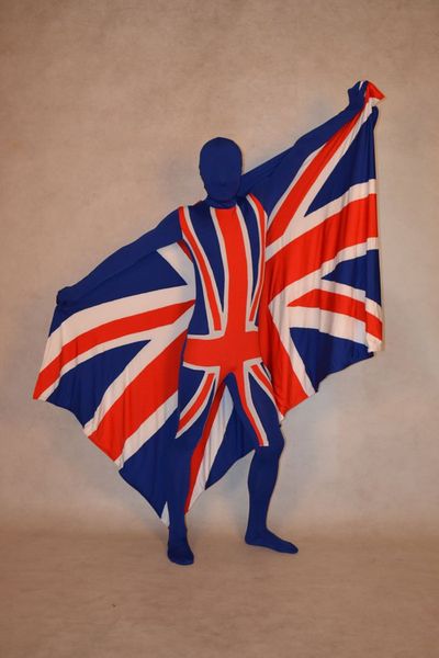 full body lycra spandex national flag pattern cape outfit costume set suit fancy dress, Black;red
full body lycra spandex national flag pattern cape outfit costume set suit fancy dress, Black;red