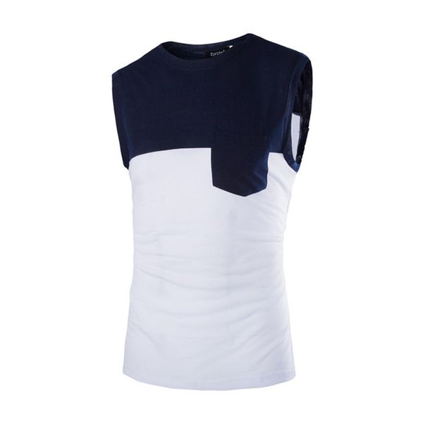 new summer style men ' urban fashion sweat vest men personality pocket decorate slim popular casual vest leisure, White;black
new summer style men ' urban fashion sweat vest men personality pocket decorate slim popular casual vest leisure, White;black