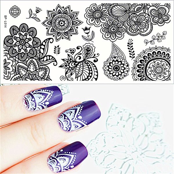born pretty nail stamping plates chic flower nail stamp template image plate manicure stencils decoration tool bp-l014, White
born pretty nail stamping plates chic flower nail stamp template image plate manicure stencils decoration tool bp-l014, White