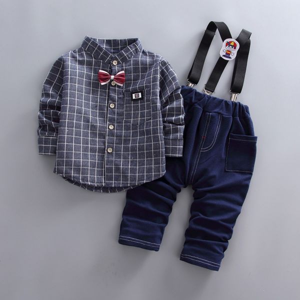 cola 2018 new spring autumn boys clothing sets plaid long-sleeved jacket + bib pants two-piece cotton kids boy clothes, White
cola 2018 new spring autumn boys clothing sets plaid long-sleeved jacket + bib pants two-piece cotton kids boy clothes, White