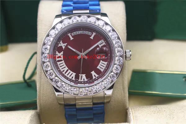 5 style luxury watch 40mm day-date 228235 president big diamond border asia 2813 movement mechanical automatic mens watches, Slivery;brown
5 style luxury watch 40mm day-date 228235 president big diamond border asia 2813 movement mechanical automatic mens watches, Slivery;brown