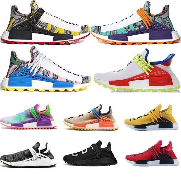 Human race Afro Black yellow lace Core black Mens Running shoes NERD White Solar Pack-2 Pale nude womens Sports Shoes size 5-12
Human race Afro Black yellow lace Core black Mens Running shoes NERD White Solar Pack-2 Pale nude womens Sports Shoes size 5-12