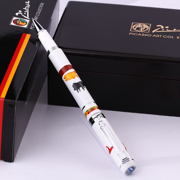 picasso pimio 929 white matador and silver clip 0.7mm black ink refill roller ball pen with gem on the ballpoint gift pens, Blue;orange
picasso pimio 929 white matador and silver clip 0.7mm black ink refill roller ball pen with gem on the ballpoint gift pens, Blue;orange