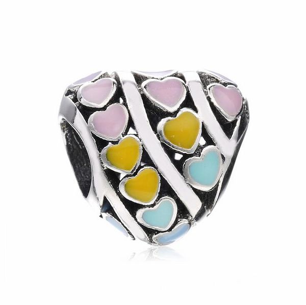 2018 spring 925 sterling silver jewelry multi-color heart mixed enamel charms original beads fits women jewelry making pandora bracelets, Bronze;silver
2018 spring 925 sterling silver jewelry multi-color heart mixed enamel charms original beads fits women jewelry making pandora bracelets, Bronze;silver