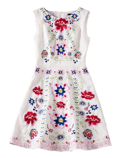 luxury women embroidery a-line dress roune neck sleeveless party dresses 05k842, White;black
luxury women embroidery a-line dress roune neck sleeveless party dresses 05k842, White;black