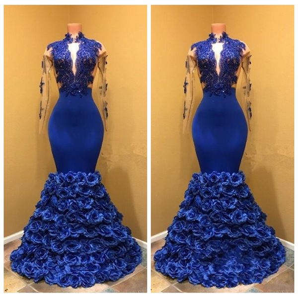 high neck lace appliques evening dresses 2021 3d handmade flowers prom party gowns african women formal wear party gowns vestidos de soiree, Black;red
high neck lace appliques evening dresses 2021 3d handmade flowers prom party gowns african women formal wear party gowns vestidos de soiree, Black;red
