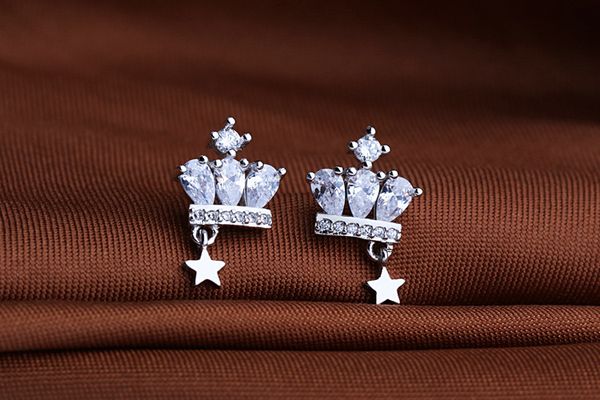 new 925 silver jewelry authentic crown austria teardrop shaped crystal earrings crystal from ladies fashion earrings, Golden;silver
new 925 silver jewelry authentic crown austria teardrop shaped crystal earrings crystal from ladies fashion earrings, Golden;silver