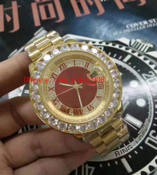 8 style luxury watch 44mm datejust president big diamond bezel roman dial asia 2813 movement automatic mens watches, Slivery;brown
8 style luxury watch 44mm datejust president big diamond bezel roman dial asia 2813 movement automatic mens watches, Slivery;brown