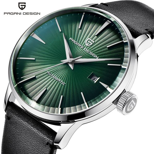 pagani design enuine leather band men watch mechanical wristwatches luxury male fashion causal clock relogio masculino, Slivery;brown
pagani design enuine leather band men watch mechanical wristwatches luxury male fashion causal clock relogio masculino, Slivery;brown