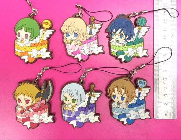 6pcs/lot binan koukou chikyuu bouei bu love love original japanese anime figure rubber mobile phone charms/key chain/strap, Silver
6pcs/lot binan koukou chikyuu bouei bu love love original japanese anime figure rubber mobile phone charms/key chain/strap, Silver