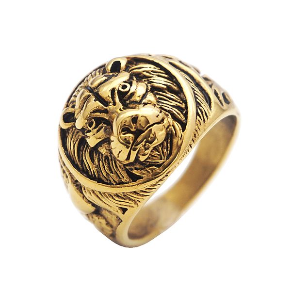 whole salepunk king lion ring vintage gold color titanium stainless steel men signet rings for men jewelry, Golden;silver
whole salepunk king lion ring vintage gold color titanium stainless steel men signet rings for men jewelry, Golden;silver
