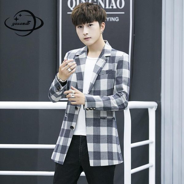 yauamdb mens wool coats spring autumn m-3xl male blends plaid jackets clothing single breasted pockets man outerwear clothes 135, Black
yauamdb mens wool coats spring autumn m-3xl male blends plaid jackets clothing single breasted pockets man outerwear clothes 135, Black
