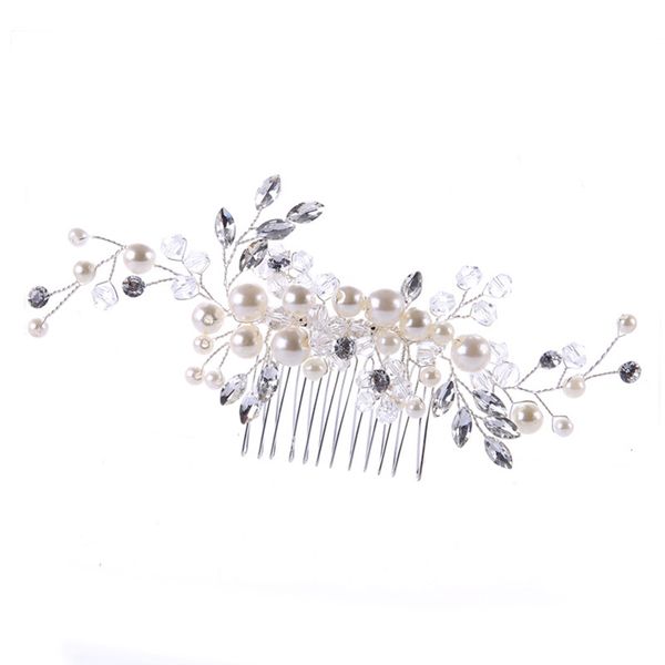 handmade wedding hair comb pearl bridal comb crystals hair pieces wedding headwear (silver, Golden;white
handmade wedding hair comb pearl bridal comb crystals hair pieces wedding headwear (silver, Golden;white