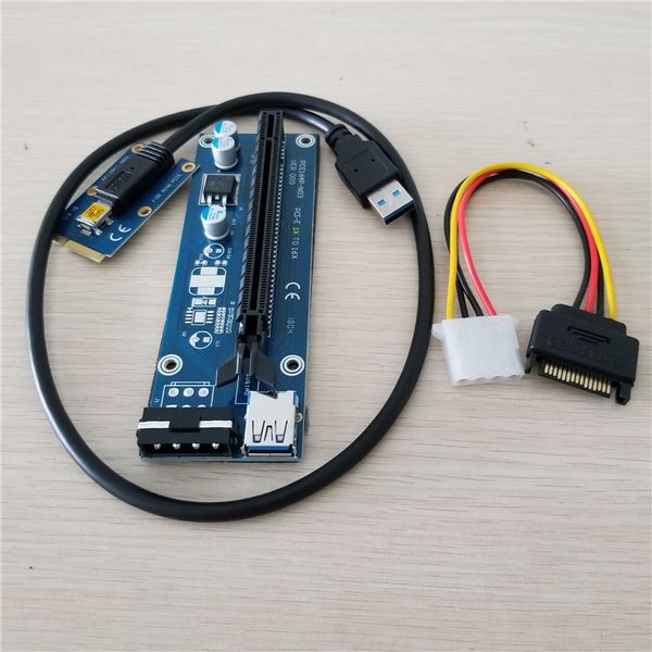 Wholesale 100set/lot Mini PCIe to PCI-e 16X Riser SATA to IDE Molex Power USB 3.0 Cable for Laptop External Video Card EXP GDC Bitcoin Miner
Wholesale 100set/lot Mini PCIe to PCI-e 16X Riser SATA to IDE Molex Power USB 3.0 Cable for Laptop External Video Card EXP GDC Bitcoin Miner