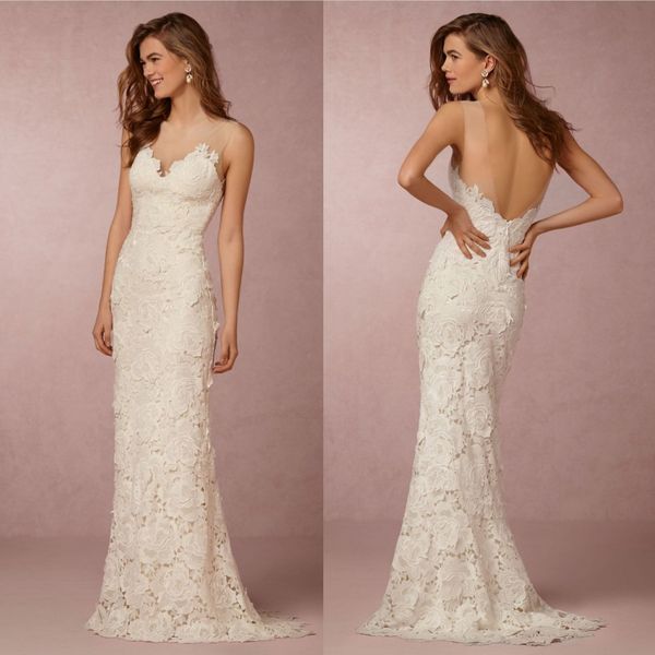 bhldn 2018 пляж дешевые свадебные платья полный кружева спинки свадебные платья сексуальная sheer v шеи свадебные платья, White
bhldn 2018 пляж дешевые свадебные платья полный кружева спинки свадебные платья сексуальная sheer v шеи свадебные платья, White