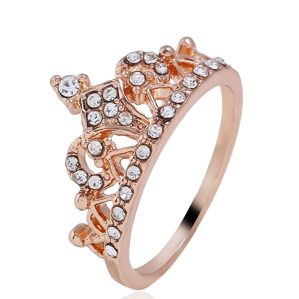 new fashion womens gold plated alloy crown crystal rhinestone ring for sale, Golden;silver
new fashion womens gold plated alloy crown crystal rhinestone ring for sale, Golden;silver