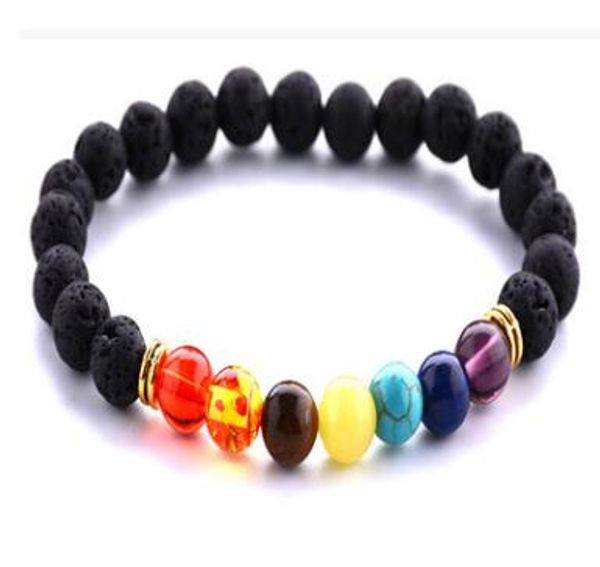 volcano bracelet fashion wholesale natural lava volcano, tiger eye, laips, amethyst stone with seven color stone beaded bracelet bangle 30 p, Black
volcano bracelet fashion wholesale natural lava volcano, tiger eye, laips, amethyst stone with seven color stone beaded bracelet bangle 30 p, Black