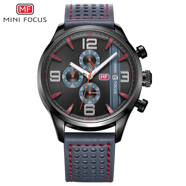 minifocus sport watch men relojes hombre 2018 dress waterproof wrist watches durable leather 22mm bracelet quartz watch, Slivery;brown
minifocus sport watch men relojes hombre 2018 dress waterproof wrist watches durable leather 22mm bracelet quartz watch, Slivery;brown