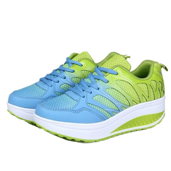 mesh breathable women toning shoes miexed color lacing wedge loss weight slimming shoes comfortable spring summer women sneakers, Black;blue
mesh breathable women toning shoes miexed color lacing wedge loss weight slimming shoes comfortable spring summer women sneakers, Black;blue