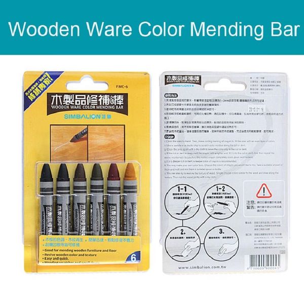 simbalion wooden ware color mending bar wood product repair stick wooden floor repair 6 colors furniture scratch repairing, Black;red
simbalion wooden ware color mending bar wood product repair stick wooden floor repair 6 colors furniture scratch repairing, Black;red
