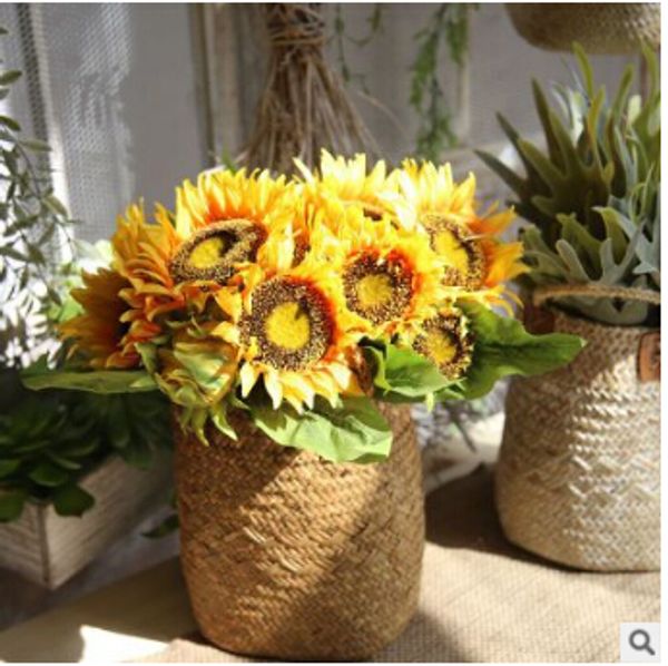 sunflower artificial flowers fake sunflower bouquets yellow orange silk flower 1 bunch 7 heads for home wedding decoration
sunflower artificial flowers fake sunflower bouquets yellow orange silk flower 1 bunch 7 heads for home wedding decoration
