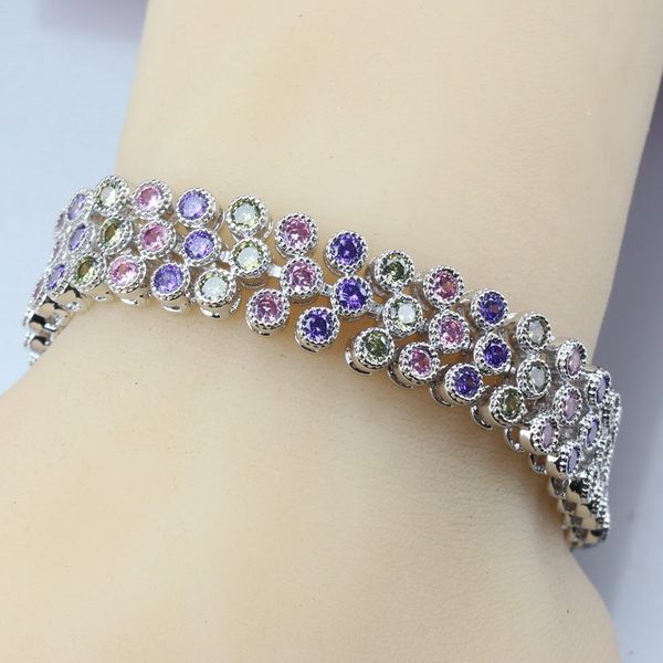 роскошный звено цепи браслет 925 серебро высокое качество красочные циркон женщин ювелирные изделия длина 18 см, Black
роскошный звено цепи браслет 925 серебро высокое качество красочные циркон женщин ювелирные изделия длина 18 см, Black