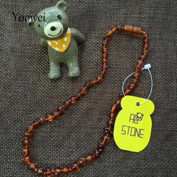 yoowei wholesale original amber necklace for kids natural beads baby amber teething necklace baltic jewelry 10 color, Silver
yoowei wholesale original amber necklace for kids natural beads baby amber teething necklace baltic jewelry 10 color, Silver