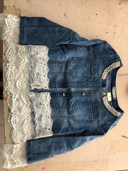 slim new spring jackets women outerwear slim lace patchwork long-sleeve denim jacket lady vintage jeans jacket coat, Black;brown
slim new spring jackets women outerwear slim lace patchwork long-sleeve denim jacket lady vintage jeans jacket coat, Black;brown