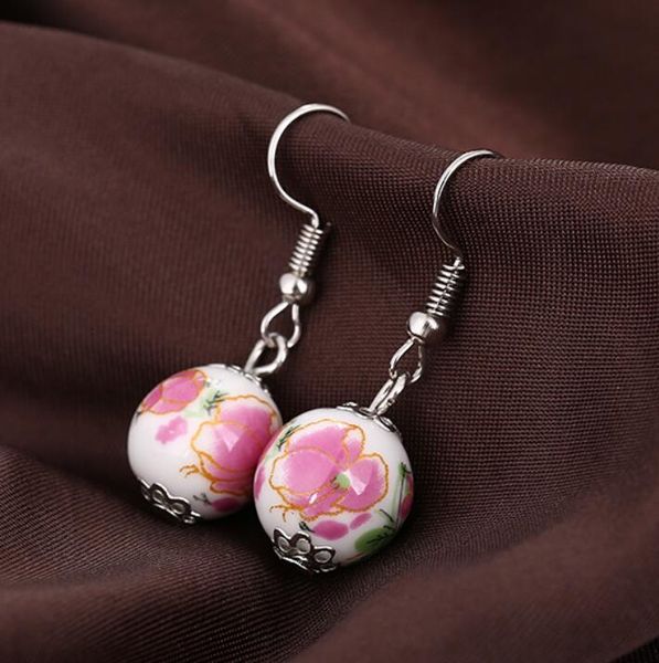 vintage handmade ceramic beads earrings flower ethnic style small blue and white porcelain earrings new arrival 48pair/lot, Golden
vintage handmade ceramic beads earrings flower ethnic style small blue and white porcelain earrings new arrival 48pair/lot, Golden