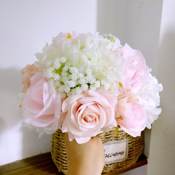 silk wedding flowers garden bouquet home decor flowers bridesmaid bouquets roses hydrangea bridal bouquet
silk wedding flowers garden bouquet home decor flowers bridesmaid bouquets roses hydrangea bridal bouquet