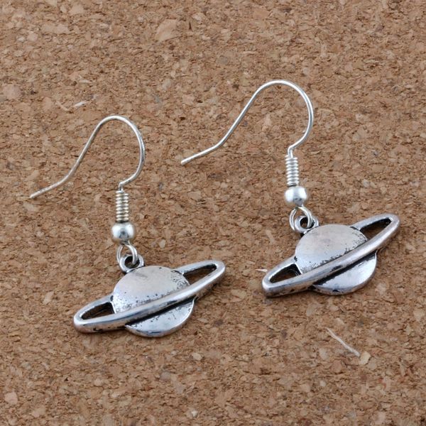 Hot ! 20 pair Antique silver *CUTE PLANET SATURN * Charms Earrings With Fish hook Ear Wire
Hot ! 20 pair Antique silver *CUTE PLANET SATURN * Charms Earrings With Fish hook Ear Wire