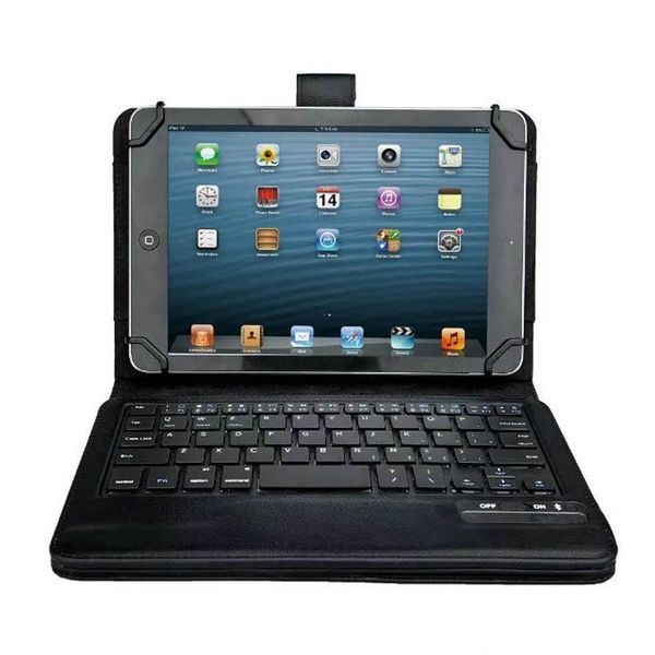 

universal wireless bluetooth keyboard silicon case for ipad air samsung galaxy 10.1 inch tab 4 7" 8" 9" inch tablet case cove
