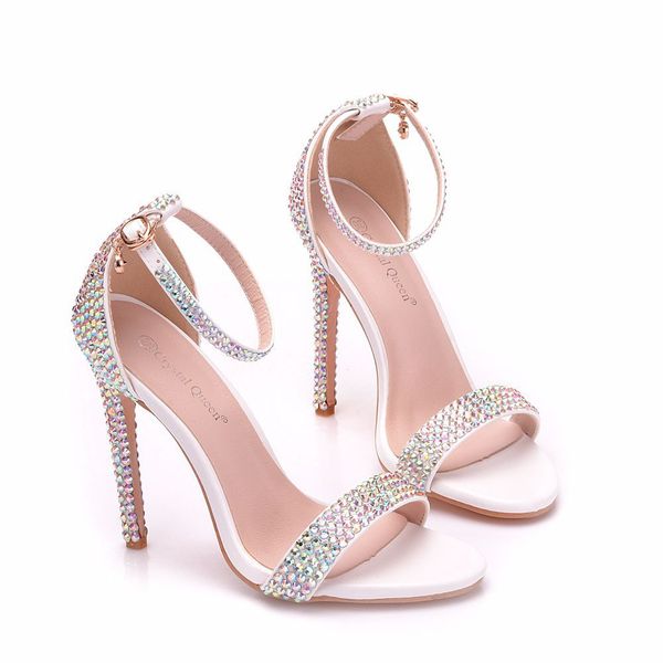 new summer ab crystal open toe shoes for women super high heels fashion stiletto heel wedding shoes plus size ankle strip bridal sandals, Black
new summer ab crystal open toe shoes for women super high heels fashion stiletto heel wedding shoes plus size ankle strip bridal sandals, Black