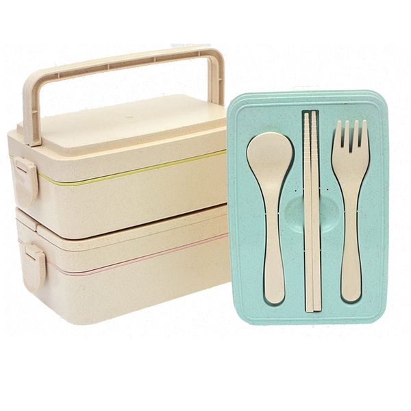 2-layer wheat straw box leakproof lunch storage box for adults and children lunch box - microwave / dishwasher / refrigerator safe mx5062
2-layer wheat straw box leakproof lunch storage box for adults and children lunch box - microwave / dishwasher / refrigerator safe mx5062