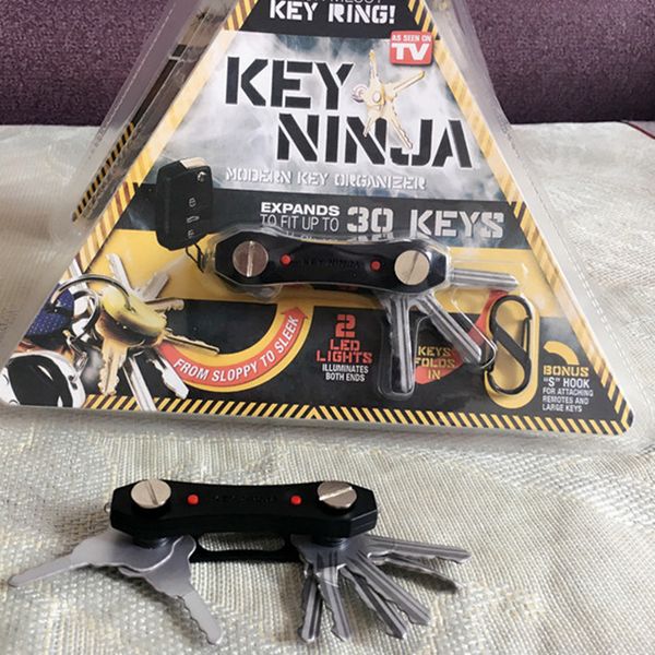 multi function led keychain clip key ninja organize up to 30 keys metal key holder key storage tool
multi function led keychain clip key ninja organize up to 30 keys metal key holder key storage tool