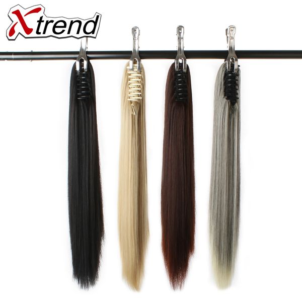 xtrend 20inch synthetic straight hair ponytails claw clip in plastic comb hair extensions high temperature fiber pony tail, Black
xtrend 20inch synthetic straight hair ponytails claw clip in plastic comb hair extensions high temperature fiber pony tail, Black