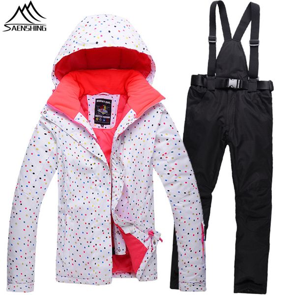 saenshing ski suit women winter suit waterproof breathable women`s snowboard jacket+skiing pants for mountain skiing snow sets
saenshing ski suit women winter suit waterproof breathable women`s snowboard jacket+skiing pants for mountain skiing snow sets