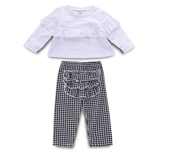 baby lotus pleated white t-shirt set girl spring and autumn lattice pants suit two pieces kids clothes zht 138
baby lotus pleated white t-shirt set girl spring and autumn lattice pants suit two pieces kids clothes zht 138