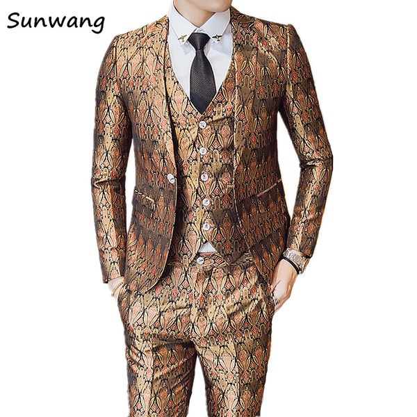 men's royal blue tuxedos slim fit groom suit for man latest men wedding suits terno masculino custom made (jacket+vest+pants, White;black
men's royal blue tuxedos slim fit groom suit for man latest men wedding suits terno masculino custom made (jacket+vest+pants, White;black