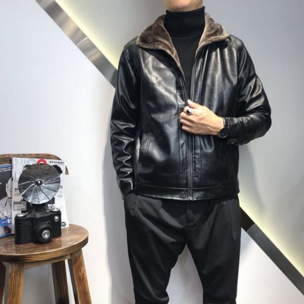 casual fur mens jackets 2018 long sleeve slim cashmere mens jackets and coats windbreaker black plus zize men's jacket warm, Black;brown
casual fur mens jackets 2018 long sleeve slim cashmere mens jackets and coats windbreaker black plus zize men's jacket warm, Black;brown