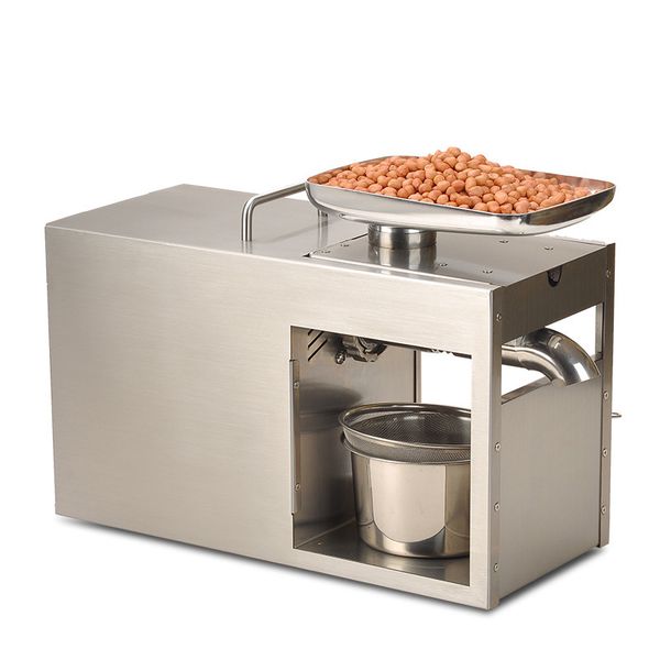 qihang_220v/110v heat and cold home oil press machine pinenut, soy bean oil press machine high oil extraction rate
qihang_220v/110v heat and cold home oil press machine pinenut, soy bean oil press machine high oil extraction rate